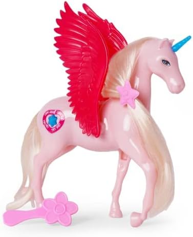 Boley Unicorn Toy, Toy Unicorn com som e música, brinquedo unicórnio com asas para meninas e meninos, idades mais de 3
