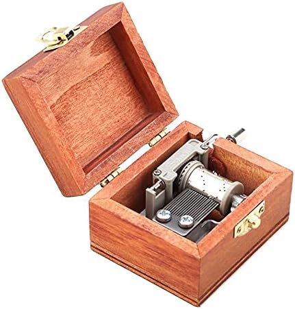Maravilha -me mini caixa de madeira de madeira caixa metal mecânica modelagem artesanato de aniversário decorações de casa