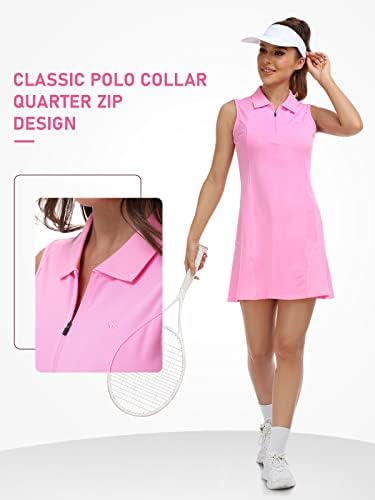 MOFIZ Feminino Feminino Polo Polo Tênis Sem mangas Fez up Up