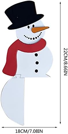 HHMEI Christmas Santa Snowman Hat Hat Door Decoração de canto de Natal SGCABINNSZVGVL