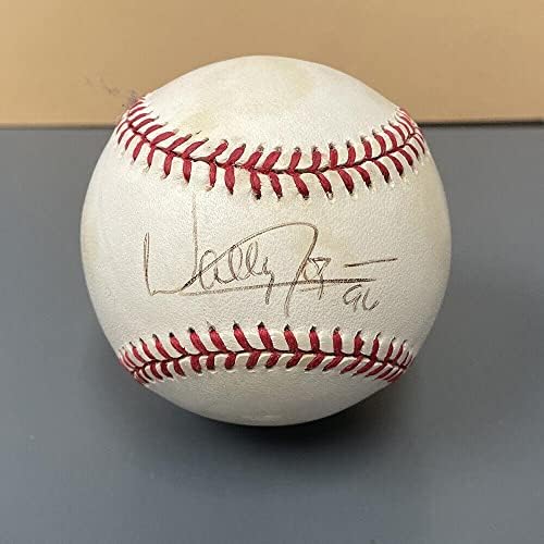 Wally Joyner '96 San Diego Padres assinado OnL Baseball Auto com holograma B&E - Bolalls autografados