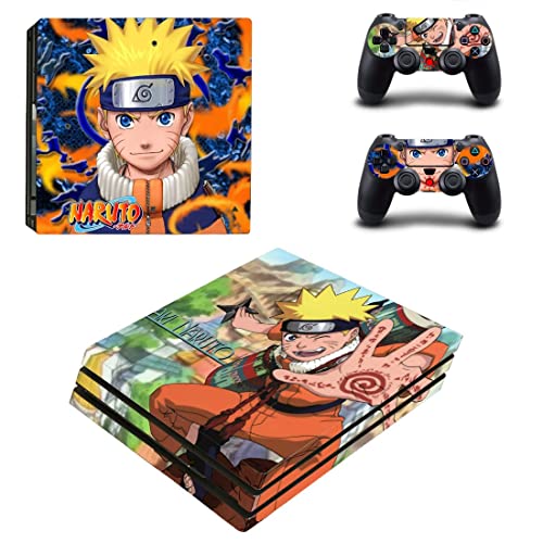 Anime Hnarutong e Nborutom Sasuke Kakashi Itachi PS4 ou PS5 Skin Stick para PlayStation 4 ou 5 Console e 2 Controllers Decalk Vinyl V7099