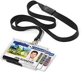 Durável 54 x 87 mm mantém 1 cartão PushBox Mono com o suporte do cartão de identificação de segurança do corante - transparente