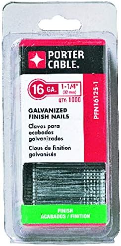 Porter-Cable PFN16125 1-1/4 polegadas, 16 pregos de acabamento de calibre