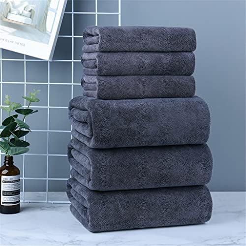 Dsfeoigy Bath towel hotel espessado banheiro central pêlos absorventes salão de beleza por atacado toalha de cama cinza.