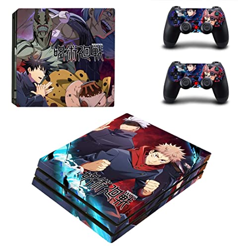 Para Ps5 Disc - Anime Jujutsu Itadori Kaisen no Yuji Gojo Satoru Kugisaki Inumaki Nobara TOGE PS4 ou PS5 Skin Stick