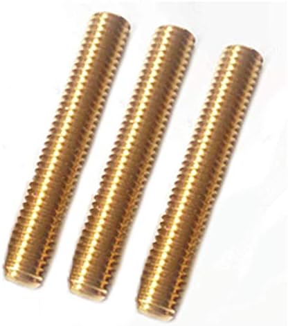 Haste de latão nianxinn haste totalmente rosqueada 1. 18 polegadas podem ser usadas para construção, slide thread diâmetro