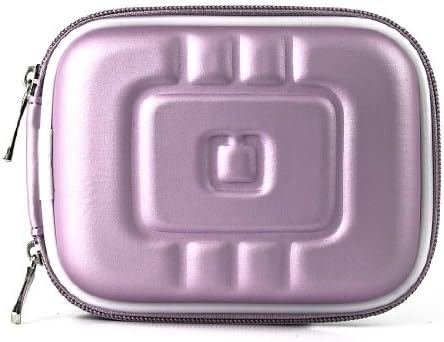 Cubo de tampa protetora durável EVA Purple com bolso de malha para Kodak Easyshare C182 M550 M575 M580 M590 Ponto de fatia