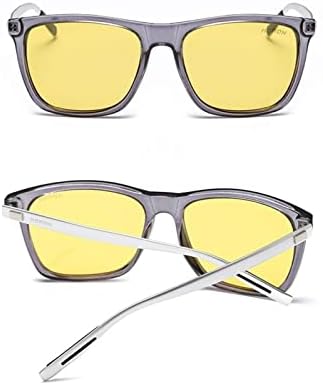 Visão noturna dexlary Drivante óculos anti-Glare UV400 óculos polarizados para homens Mulheres Cicling Pishing Golf Safety Sunglasses