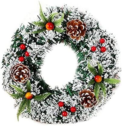 Made Made Christmas Flower Ring Day Wreath Simulation Tree Decoration Wedding Celebração Wreath GK0