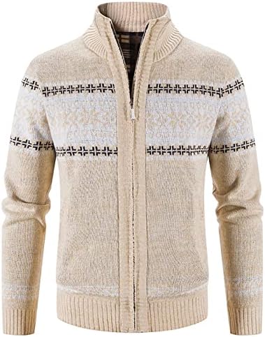 Suéter de malha masculino etono e inverno moda solta cardigã