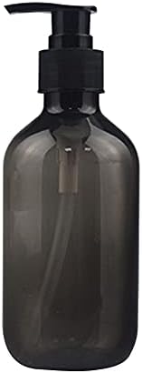 Garrafa de plástico de bomba vazia, morecioce de 300 ml de dispensador de garrafa de bomba vazia dispensador de garrafa de bomba reabastecida para líquido para shampoo de loção creme de chuveiro de sopa, preto