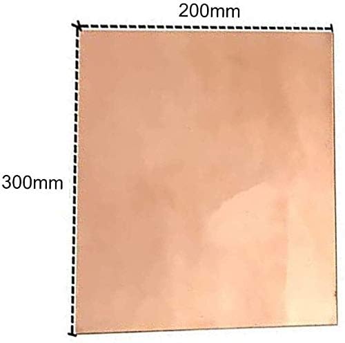 Z Criar design de folha de cobre de folha de cobre de placa de latão, adequado para solda e braz 200 mm x 300mm, 200 mm x 300 mm