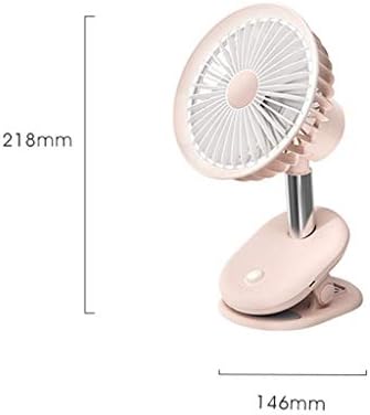 Fã portátil Htllt Pequeno ventilador recarregável na mesa de escritório com USB pequeno doméstico portátil portátil grande fã de fã de fã, branco