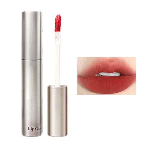 Batom de tonalidade de brilho labial coreano com maquiagem labial Velvet de longa duração High Pigmment nua à prova d'água Lip Gloss