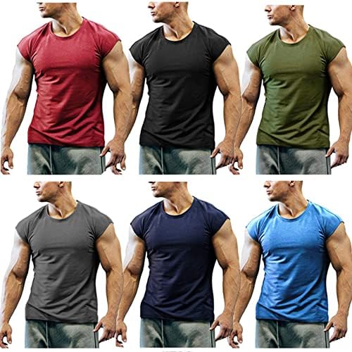 Tanque de treino masculino tampas de tanques sem mangas cortam camisas de academia de academia