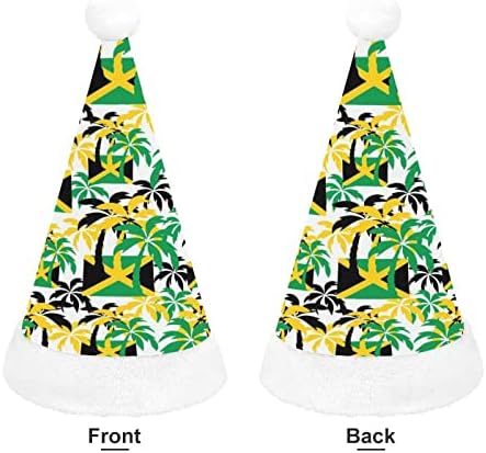 Palmeiras na Jamaica cores chapéu de natal macus food boné gorro engraçado para a festa festiva do ano novo de natal