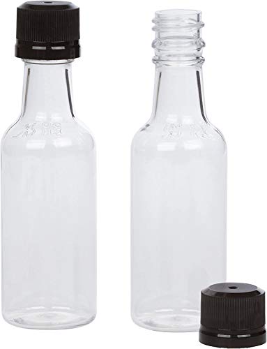 Mini garrafas de licor 50ml mini garrafas de tiro de álcool plástico vazias