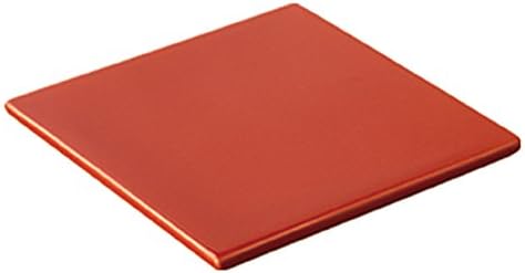 Kinto CLK-161 Mat de cerâmica de montanha-russa, 3,5 x 3,5 polegadas, vermelho 29681
