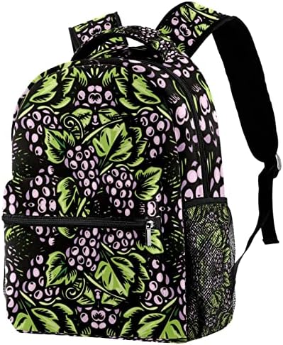 Backpacks de uvas Bolsa de meninos de meninos de garotas Bag de viagem de viagem Daypack Rucksack