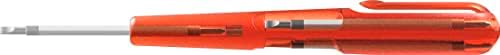Ferramentas Swiss PB - Ferramenta de bolso de caneta insider com alça fina e 3 lâmina reversível para fendas, Phillips
