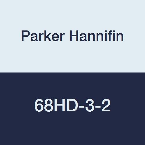 Parker Hannifin 68HD-3-2 Connector masculino de hi-de-de-serviço, tubo de compressão de 3/16