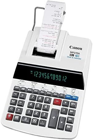 Calculadora de impressão Canon MP27DII, cinza