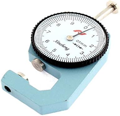 Novo Lon0167 0-10mm 0,1mm Mostrado com a espessura do mostrador de precisão Ferramenta de medição de bolso do medidor de eficácia
