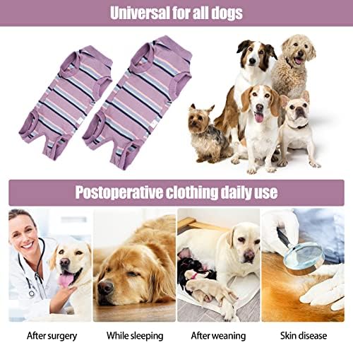 Terno de recuperação de cães para feridas abdominais Cirurgia de cães respirável Terno de recuperação para cães grandes