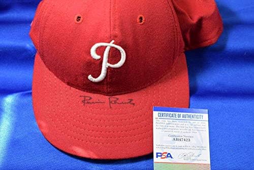 Robin Roberts PSA DNA CoA Autograph Phillies assinado chapéu de beisebol - Chapéus MLB autografados