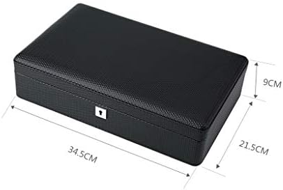 Caixa de armazenamento de organizador de caixa de jóias Zchan com organizador de caixa de armazenamento de bloqueio de bloqueio