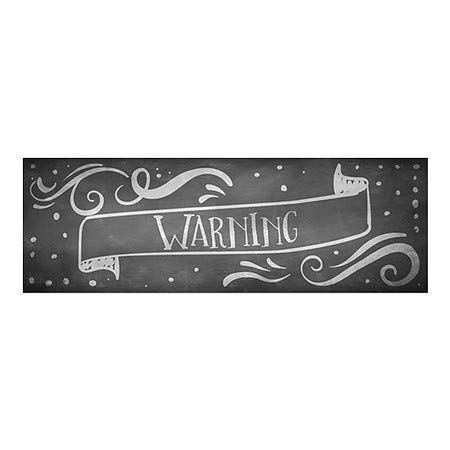 CGSignLab | Janela Warning -Chalk Banner se apega | 36 x12