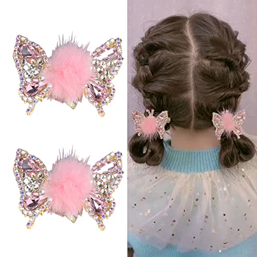 2pcs Flying Butterfly Hairpin, 2023 Novo movimentação de cabelos brilhantes de borboleta voadora Clipes de barretas elegantes