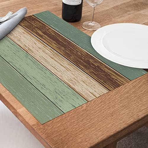 Placemats Conjunto de 4 PCs, Isolamento de Calor sem Skid PVC Tablemats