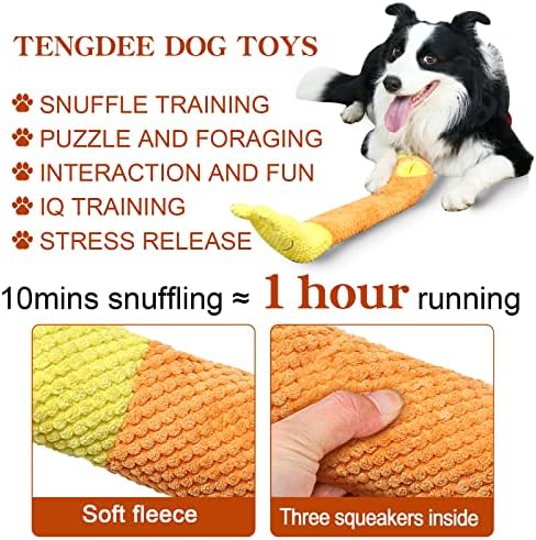 Tengdee Dog Toys para tédio, brinquedos interativos para cães para cães pequenos e médios, quebra -cabeças para cães treinando