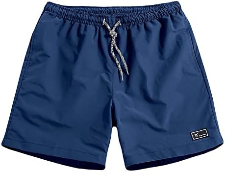 Shorts de natação masculinos esticam shorts leves rápidos secos para homens pescando shorts atléticos com bolsos calças