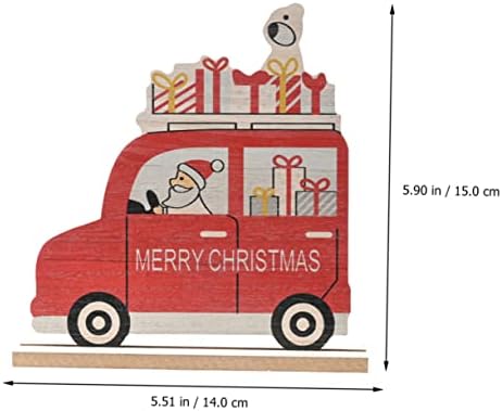 Veemon 1pc Decoração de carro de Natal Ornamentos de natividade para crianças Decorações rústicas de Natal Decoração de mesa