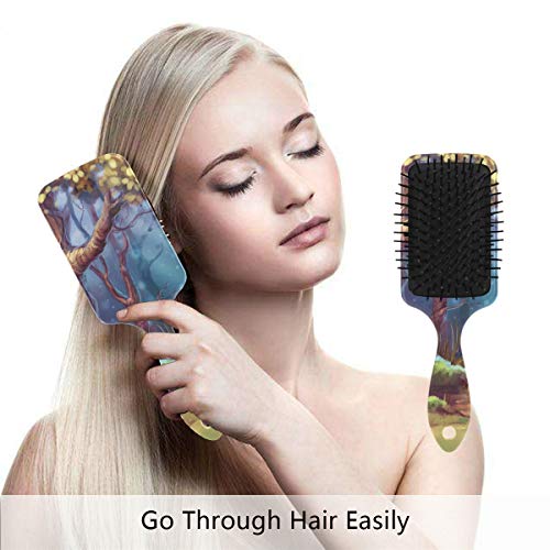 Vipsk Air Almofada Escova de Cabelo, Madeira Fantástica colorida de plástico, Bom massagem adequada e escova de cabelo anti -estática
