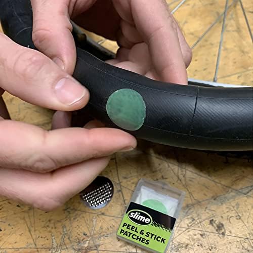 Slime 20482 Tackle: kit de reparo e manutenção de tubo de bicicleta, 33 peças