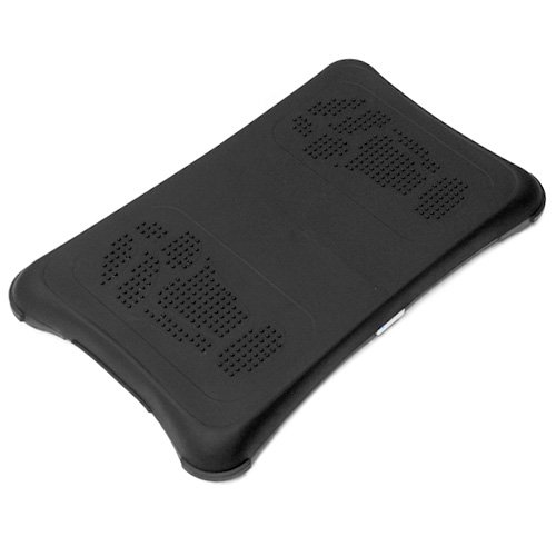 Nintendo Wii Fit Board Anti -Slip Grip Foot Pad Silicone Skin - Black