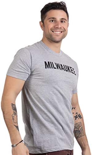 Milwaukee | T-shirt clássica de retro retro da cidade de Wisconsin Brew Men Women