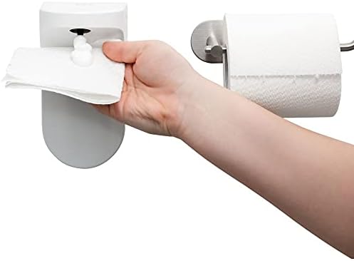 Fohm | Kit de banheiro de espuma de papel higiênico sem toque - transforme seu papel higiênico em toalhetes flusháveis ​​| Monta na sua parede | Ótimo para pele sensível | Encanamento e segurança séptica