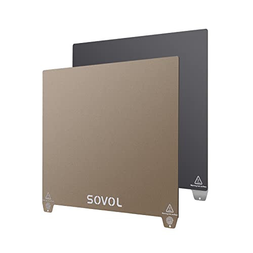SOVOL SV01PRO 2023 Plataforma de aço flexível, uma superfície lateral com textura PEI, outra folha de adesivos de superfície