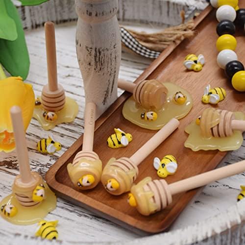 12 PCs decoração de abelha para bandeja de abelhas decoração de bandeja mini mel mel decoração de abelha decoração de abelha