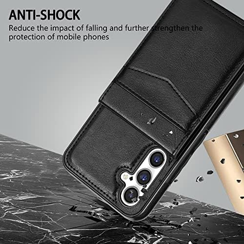 YWKJ Compatível com a carteira Samsung Galaxy A54 5G Caixa com capa de telefone de choque protetora de choque protetor