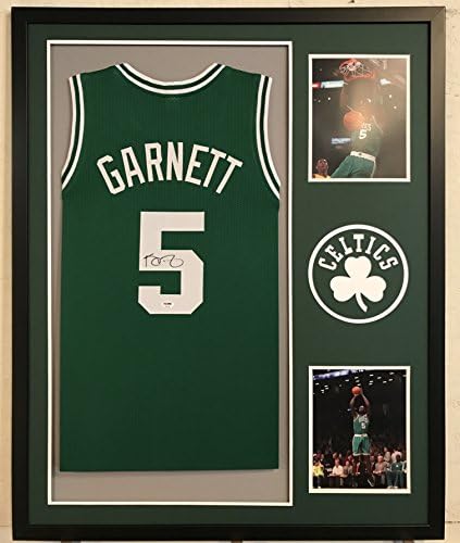 Kevin Garnett autografou autografado emoldurado Boston Celtics Jersey PSA/DNA COA