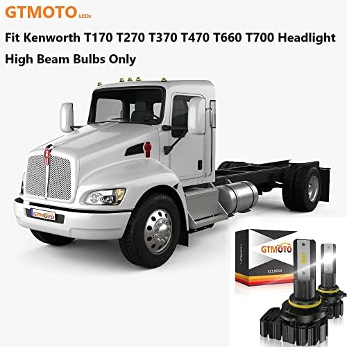 GTMOTO PARA KENWORTH W990 T170 T270 T370 T470 T600 T700 T660 T680 T880 BULS LED BULS DE LED BULHO HIGH, 6000K FROD WHITE, Plug and Play