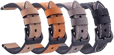 Cinta de couro sdutio para huawei gt 2 gt2 pro 42 46mm pulseira pulseira de pulseira compatível com a maioria dos relógios com tiras de 20 mm de 22 mm
