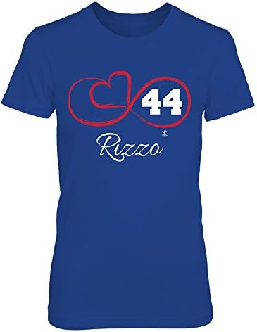 T -shirt Anthony Rizzo, número do Infinity Heart Player - Tee/Royal/S. Royal/S