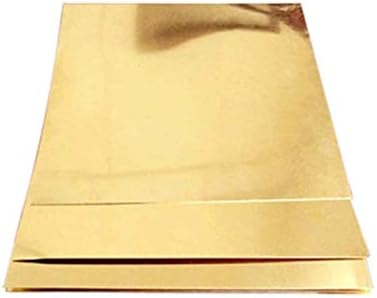 A placa de folha de metal de metal de chapas de cobre Yuesfz é ideal para artesanato, esmalte, espessura de restauração de cobre, folha de cobre